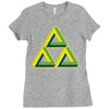 triforce illusion zelda Ladies Fitted T-Shirt