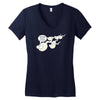 funny rude sperm bj ideal birthday gift or presen Women's V-Neck T-Shirt
