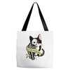schrodinger cat tattoo Tote Bags