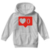no love notification Youth Hoodie