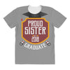 proud sister of a 2018 graduate. All Over Women's T-shirt