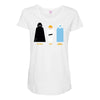 father, son, holy spirit Maternity Scoop Neck T-shirt