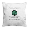 natural 1   orc Throw Pillow
