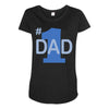 1 dad (2) Maternity Scoop Neck T-shirt