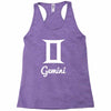 gemini zidiac Racerback Tank