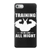 Training to be Like All Might iPhone 7 Case