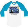 Vincent Van Gogh The Starry Night 3/4 Sleeve Shirt