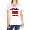 from my head tomatoes Ladies Curvy T-Shirt