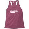 level up birthday Racerback Tank