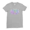 hologram lotus Ladies Fitted T-Shirt