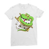 funny snake Ladies Fitted T-Shirt