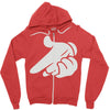 mickey hands gun Zipper Hoodie