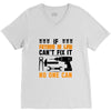 IF FATHER IN LAW CAN'T FIX IT THAN NO ONE CAN FIX IT V-Neck Tee