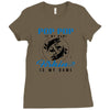 Pop Pop is my Name Fishing Is My Game Ladies Fitted T-Shirt
