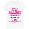 The Best Grammy Was Born In July Ladies Fitted T-Shirt