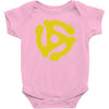 45 stereo adapter Baby Onesie