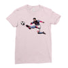 lionel messi 3 Ladies Fitted T-Shirt