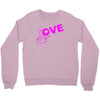 fuck love party Crewneck Sweatshirt
