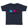 peace love wine Toddler T-shirt