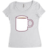 glass and coffee Women's Triblend Scoop T-shirt