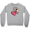 bunny rabbit love Crewneck Sweatshirt