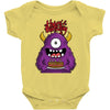 happy birthday monster Baby Bodysuit