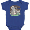 forest friends Baby Bodysuit