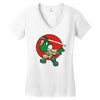 yoshi en ninja Women's V-Neck T-Shirt