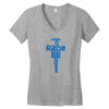 r2d2 typography Women's V-Neck T-Shirt