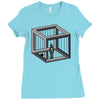 escher's jail Ladies Fitted T-Shirt