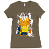 paint it, green Ladies Fitted T-Shirt