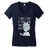 not for smart people Women's V-Neck T-Shirt