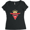 ATJEH BEAUTY Women's Triblend Scoop T-shirt