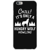 chill hungry wolf iPhone 6/6s Case