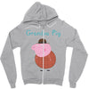 peppa pig grandpa pig Zipper Hoodie
