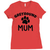 greyhound mum Ladies Fitted T-Shirt