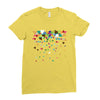 Flying Paper Planes Ladies Fitted T-Shirt