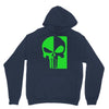 mad engine marvel brand punisher scar glow in the dark Unisex Hoodie