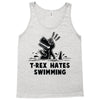 trex hates swimming Tank Top