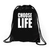 choose life Drawstring Bags