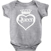 funny  queen of everything gift bride honeymoon hen night fashion fema Baby Onesie