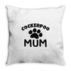 cockerpoo mum Throw Pillow