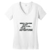 teacher adventure Women's V-Neck T-Shirt