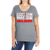 team melanin1 Ladies Curvy T-Shirt