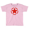 military starfunny retro army war vietnam usa britain fashion Toddler T-shirt