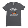 there is no princess Ladies Fitted T-Shirt