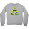 triforce illusion zelda Crewneck Sweatshirt