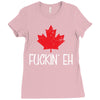 canada fuckin eh Ladies Fitted T-Shirt