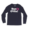Bun in the Oven with Heart Baby Girl Long Sleeve Shirts