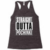 pubg - straight outta pochinki Racerback Tank